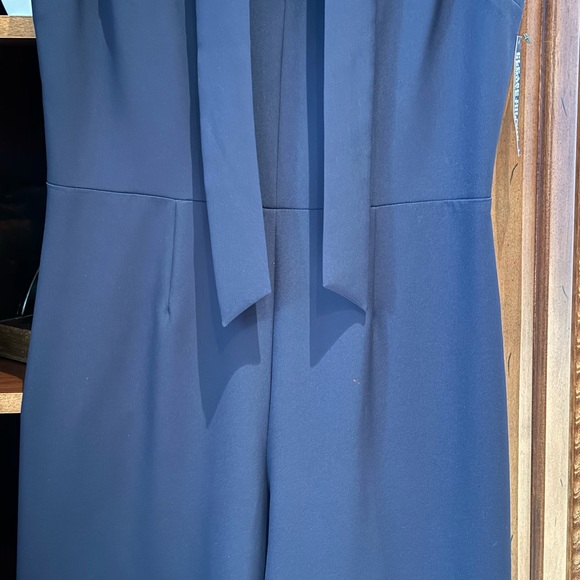 NWT. New York & Company Jumpsuit Navy Blue Size 8 - Picture 8 of 14